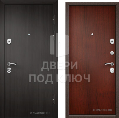 Дверь входная нестандартная 2 мм в квартиру с МДФ ДПК-13383