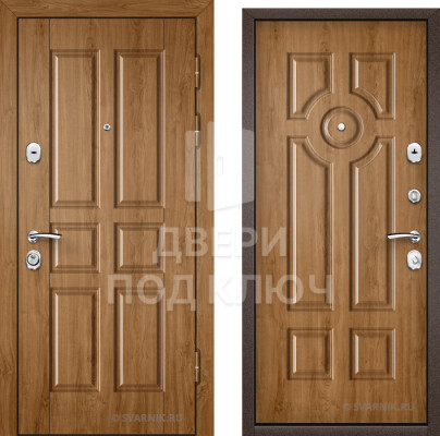 Металлическая входная дверь под ключ в коттедж ДПК-5073