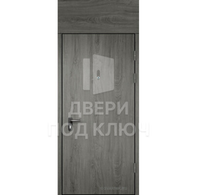 Входная дверь с фрамугой винорит-порошок ДПК-14782